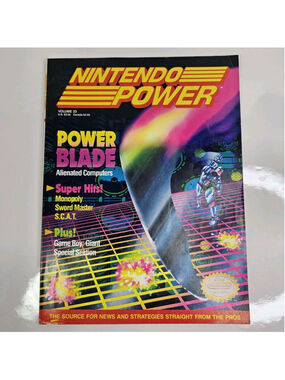 Nintendo Power Volume 23 Power Blade with Sim City Poster, Nice Collector Cond